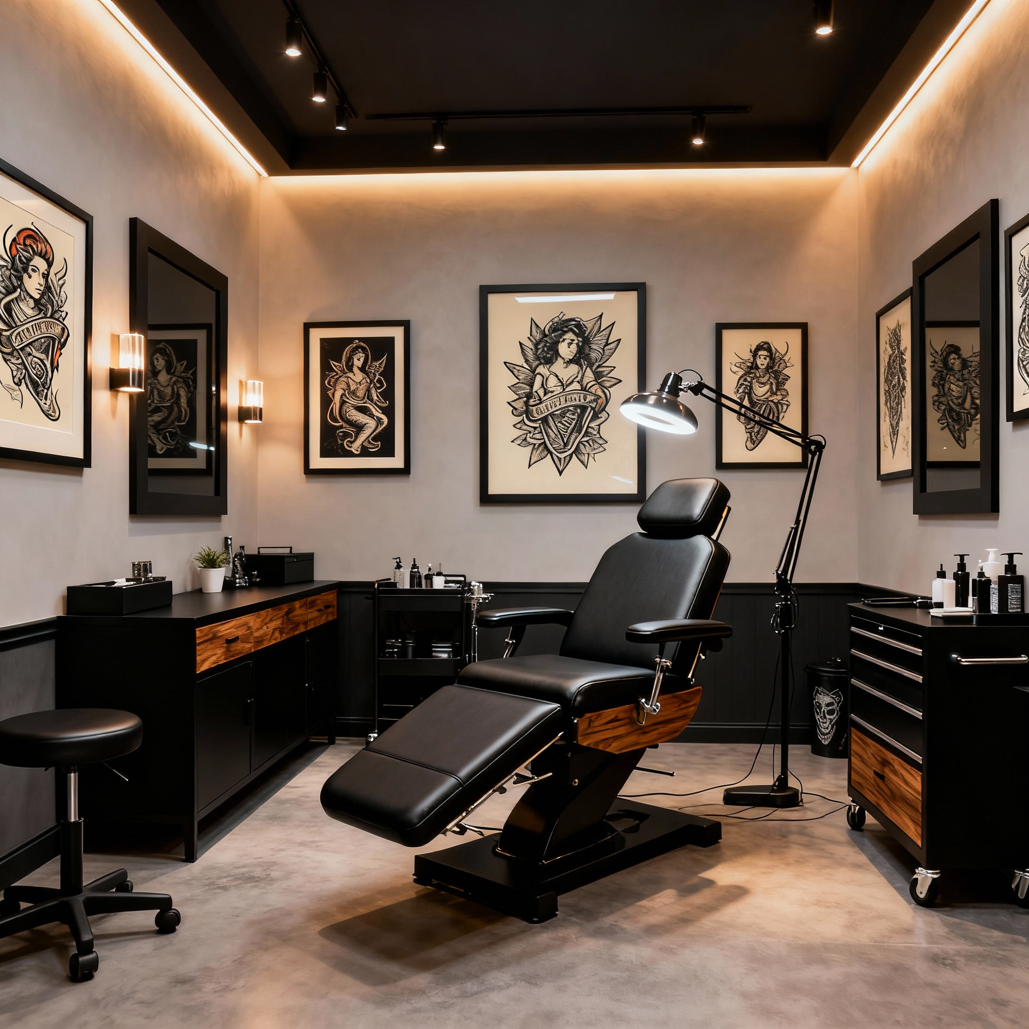 Sala de tatuajes del estudio